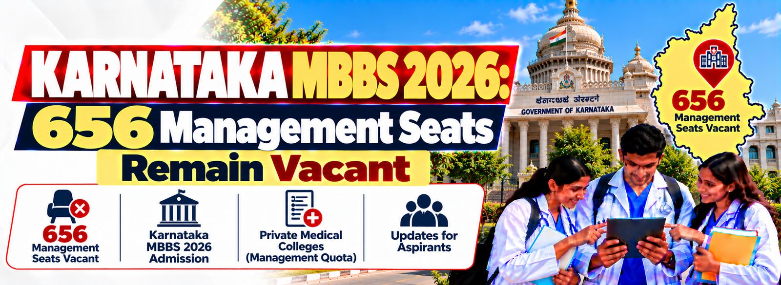Drop in Demand for Management Seats in Karnataka Private Medical Colleges